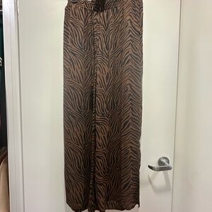Rose & Olive Animal Print Trousers